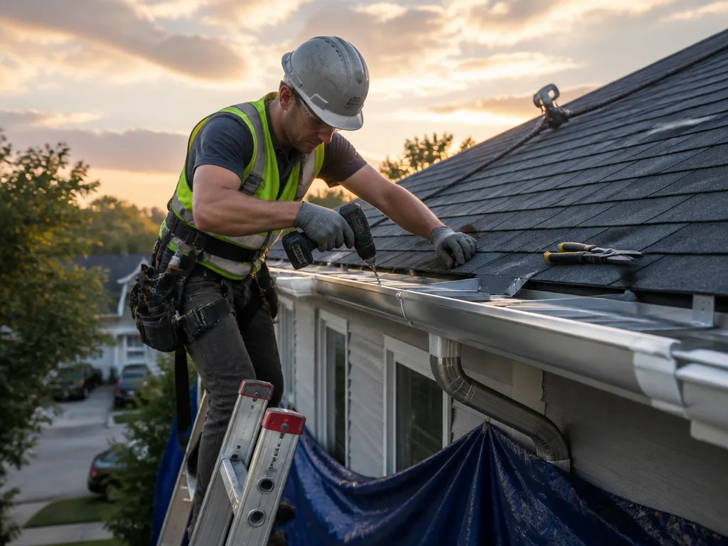 Aluminum Gutter Installation